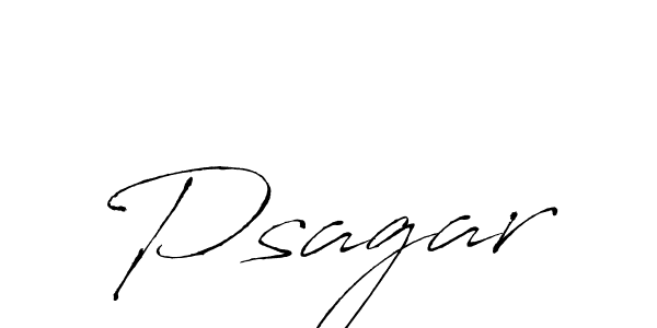 Psagar stylish signature style. Best Handwritten Sign (Antro_Vectra) for my name. Handwritten Signature Collection Ideas for my name Psagar. Psagar signature style 6 images and pictures png