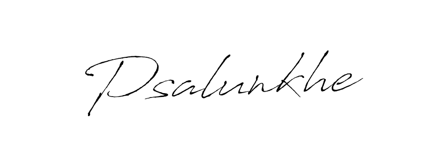 Antro_Vectra is a professional signature style that is perfect for those who want to add a touch of class to their signature. It is also a great choice for those who want to make their signature more unique. Get Psalunkhe name to fancy signature for free. Psalunkhe signature style 6 images and pictures png