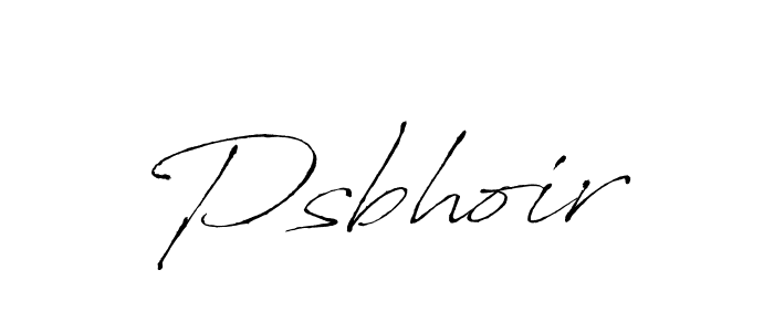 Also we have Psbhoir name is the best signature style. Create professional handwritten signature collection using Antro_Vectra autograph style. Psbhoir signature style 6 images and pictures png