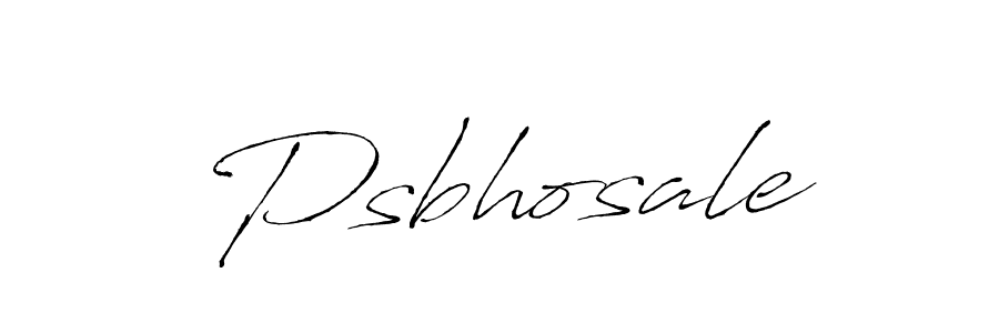 Antro_Vectra is a professional signature style that is perfect for those who want to add a touch of class to their signature. It is also a great choice for those who want to make their signature more unique. Get Psbhosale name to fancy signature for free. Psbhosale signature style 6 images and pictures png