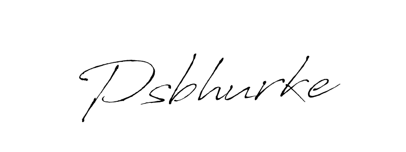 How to Draw Psbhurke signature style? Antro_Vectra is a latest design signature styles for name Psbhurke. Psbhurke signature style 6 images and pictures png