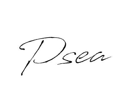 Psea stylish signature style. Best Handwritten Sign (Antro_Vectra) for my name. Handwritten Signature Collection Ideas for my name Psea. Psea signature style 6 images and pictures png