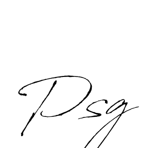 Psg stylish signature style. Best Handwritten Sign (Antro_Vectra) for my name. Handwritten Signature Collection Ideas for my name Psg. Psg signature style 6 images and pictures png