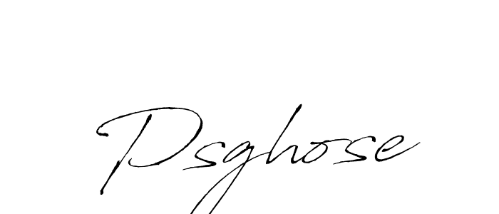 It looks lik you need a new signature style for name Psghose. Design unique handwritten (Antro_Vectra) signature with our free signature maker in just a few clicks. Psghose signature style 6 images and pictures png