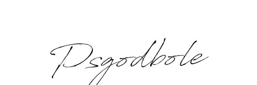 Use a signature maker to create a handwritten signature online. With this signature software, you can design (Antro_Vectra) your own signature for name Psgodbole. Psgodbole signature style 6 images and pictures png