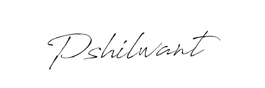 You should practise on your own different ways (Antro_Vectra) to write your name (Pshilwant) in signature. don't let someone else do it for you. Pshilwant signature style 6 images and pictures png