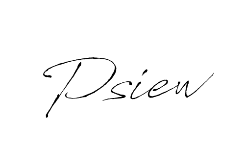 How to make Psiew signature? Antro_Vectra is a professional autograph style. Create handwritten signature for Psiew name. Psiew signature style 6 images and pictures png