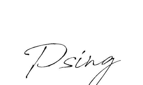 How to make Psing signature? Antro_Vectra is a professional autograph style. Create handwritten signature for Psing name. Psing signature style 6 images and pictures png