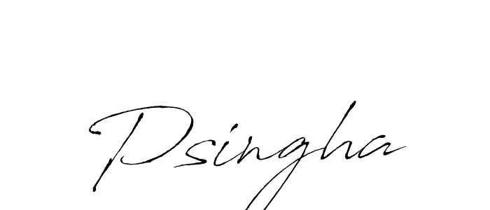 Antro_Vectra is a professional signature style that is perfect for those who want to add a touch of class to their signature. It is also a great choice for those who want to make their signature more unique. Get Psingha name to fancy signature for free. Psingha signature style 6 images and pictures png