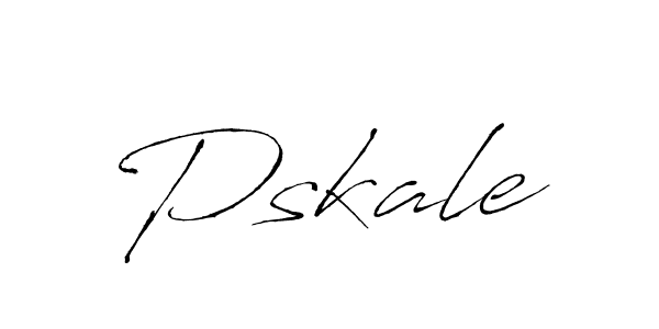 Also we have Pskale name is the best signature style. Create professional handwritten signature collection using Antro_Vectra autograph style. Pskale signature style 6 images and pictures png