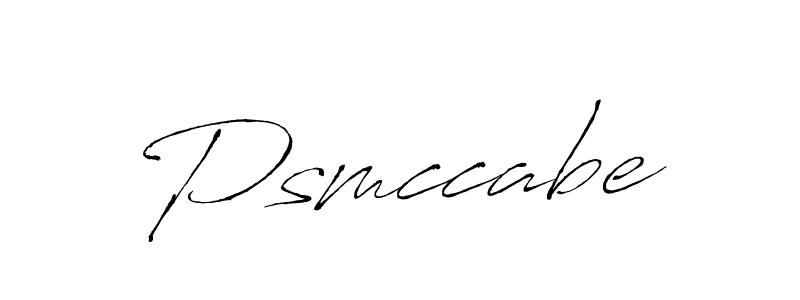 Make a beautiful signature design for name Psmccabe. With this signature (Antro_Vectra) style, you can create a handwritten signature for free. Psmccabe signature style 6 images and pictures png