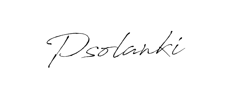 How to Draw Psolanki signature style? Antro_Vectra is a latest design signature styles for name Psolanki. Psolanki signature style 6 images and pictures png