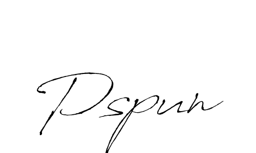 if you are searching for the best signature style for your name Pspun. so please give up your signature search. here we have designed multiple signature styles  using Antro_Vectra. Pspun signature style 6 images and pictures png