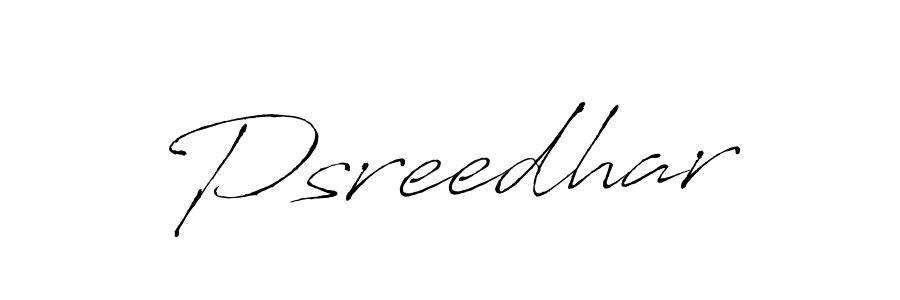 Design your own signature with our free online signature maker. With this signature software, you can create a handwritten (Antro_Vectra) signature for name Psreedhar. Psreedhar signature style 6 images and pictures png