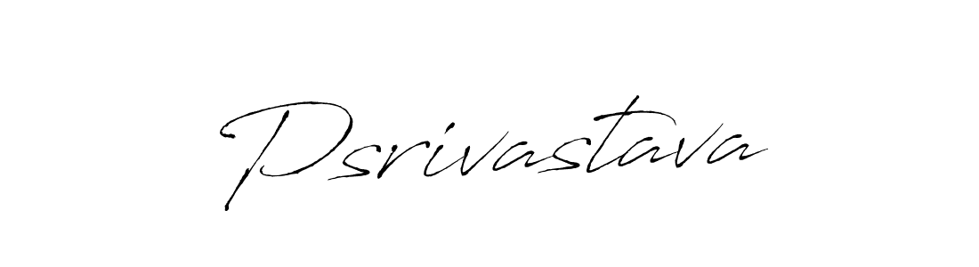 You should practise on your own different ways (Antro_Vectra) to write your name (Psrivastava) in signature. don't let someone else do it for you. Psrivastava signature style 6 images and pictures png