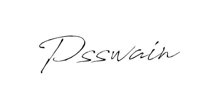 How to make Psswain signature? Antro_Vectra is a professional autograph style. Create handwritten signature for Psswain name. Psswain signature style 6 images and pictures png