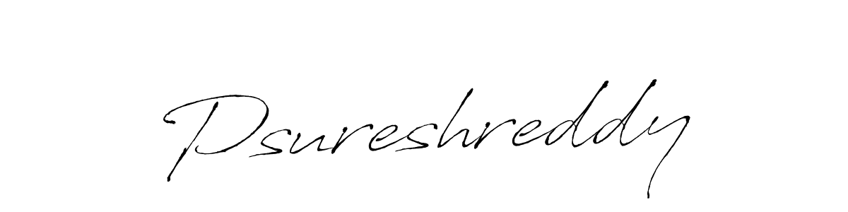 Also You can easily find your signature by using the search form. We will create Psureshreddy name handwritten signature images for you free of cost using Antro_Vectra sign style. Psureshreddy signature style 6 images and pictures png