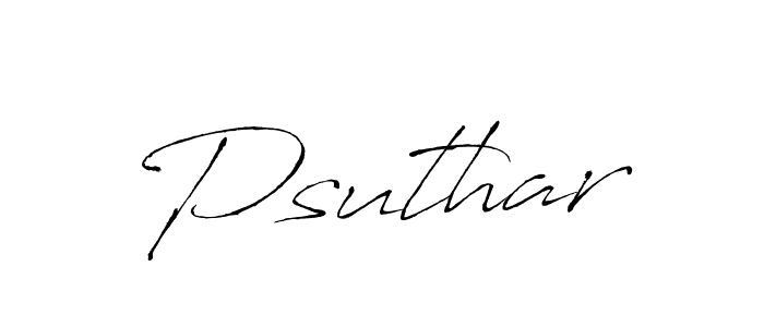 The best way (Antro_Vectra) to make a short signature is to pick only two or three words in your name. The name Psuthar include a total of six letters. For converting this name. Psuthar signature style 6 images and pictures png