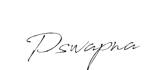 Create a beautiful signature design for name Pswapna. With this signature (Antro_Vectra) fonts, you can make a handwritten signature for free. Pswapna signature style 6 images and pictures png