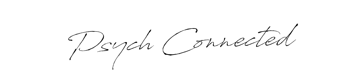 Use a signature maker to create a handwritten signature online. With this signature software, you can design (Antro_Vectra) your own signature for name Psych Connected. Psych Connected signature style 6 images and pictures png