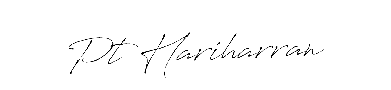 Make a beautiful signature design for name Pt Hariharran. Use this online signature maker to create a handwritten signature for free. Pt Hariharran signature style 6 images and pictures png