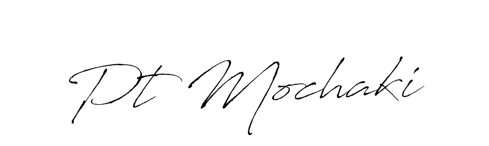 Antro_Vectra is a professional signature style that is perfect for those who want to add a touch of class to their signature. It is also a great choice for those who want to make their signature more unique. Get Pt Mochaki name to fancy signature for free. Pt Mochaki signature style 6 images and pictures png