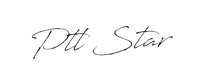 How to make Ptl Star name signature. Use Antro_Vectra style for creating short signs online. This is the latest handwritten sign. Ptl Star signature style 6 images and pictures png