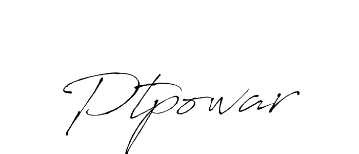 Make a beautiful signature design for name Ptpowar. With this signature (Antro_Vectra) style, you can create a handwritten signature for free. Ptpowar signature style 6 images and pictures png