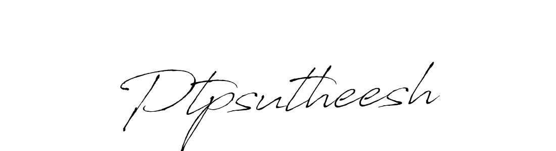 Use a signature maker to create a handwritten signature online. With this signature software, you can design (Antro_Vectra) your own signature for name Ptpsutheesh. Ptpsutheesh signature style 6 images and pictures png