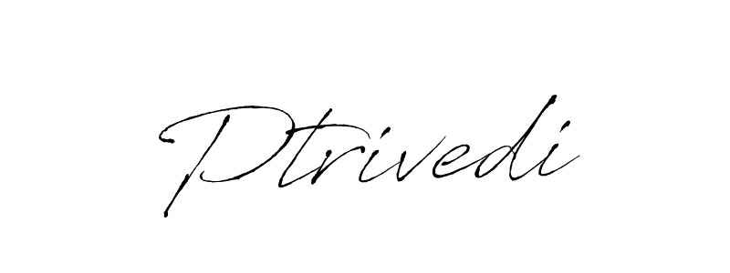 How to make Ptrivedi name signature. Use Antro_Vectra style for creating short signs online. This is the latest handwritten sign. Ptrivedi signature style 6 images and pictures png