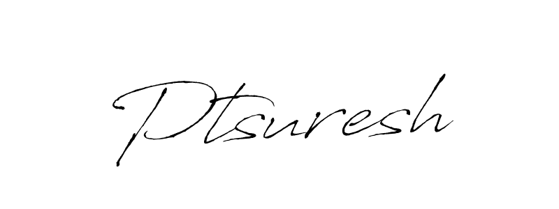 Use a signature maker to create a handwritten signature online. With this signature software, you can design (Antro_Vectra) your own signature for name Ptsuresh. Ptsuresh signature style 6 images and pictures png