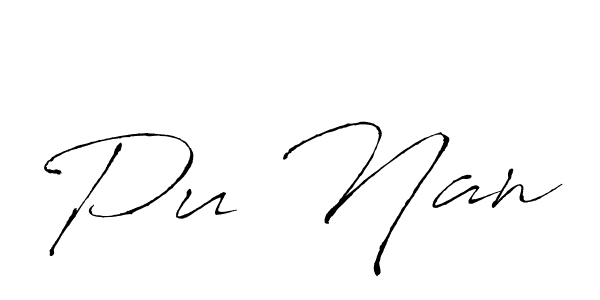 This is the best signature style for the Pu Nan name. Also you like these signature font (Antro_Vectra). Mix name signature. Pu Nan signature style 6 images and pictures png