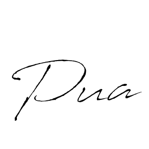 Make a beautiful signature design for name Pua. With this signature (Antro_Vectra) style, you can create a handwritten signature for free. Pua signature style 6 images and pictures png