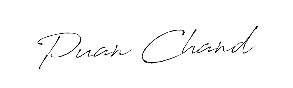 Similarly Antro_Vectra is the best handwritten signature design. Signature creator online .You can use it as an online autograph creator for name Puan Chand. Puan Chand signature style 6 images and pictures png