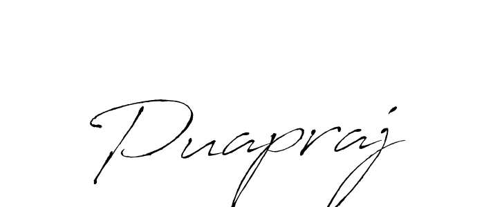 Also we have Puapraj name is the best signature style. Create professional handwritten signature collection using Antro_Vectra autograph style. Puapraj signature style 6 images and pictures png