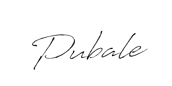 Also we have Pubale name is the best signature style. Create professional handwritten signature collection using Antro_Vectra autograph style. Pubale signature style 6 images and pictures png