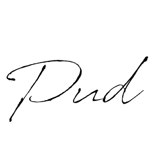 if you are searching for the best signature style for your name Pud. so please give up your signature search. here we have designed multiple signature styles  using Antro_Vectra. Pud signature style 6 images and pictures png