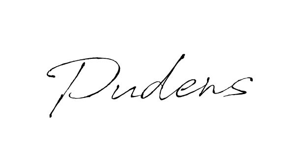 Make a beautiful signature design for name Pudens. Use this online signature maker to create a handwritten signature for free. Pudens signature style 6 images and pictures png