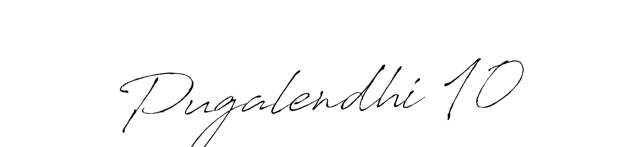 Design your own signature with our free online signature maker. With this signature software, you can create a handwritten (Antro_Vectra) signature for name Pugalendhi 10. Pugalendhi 10 signature style 6 images and pictures png