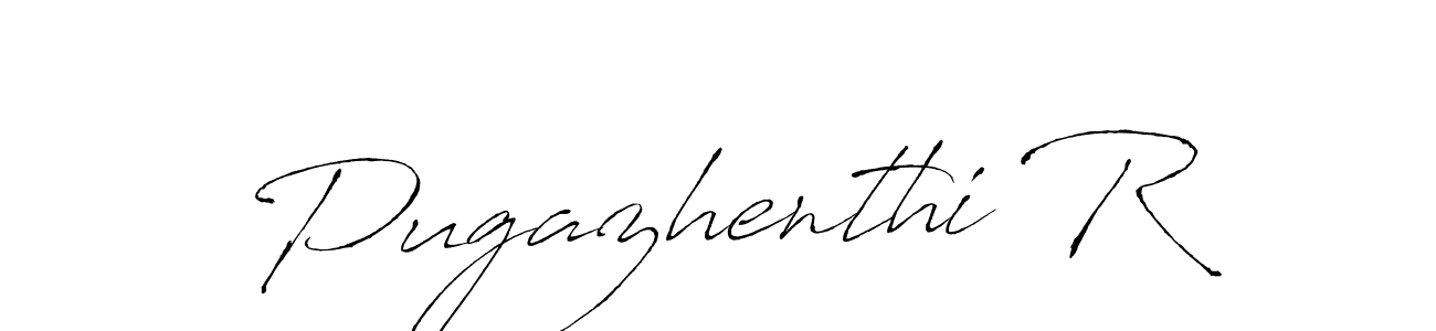 How to make Pugazhenthi R signature? Antro_Vectra is a professional autograph style. Create handwritten signature for Pugazhenthi R name. Pugazhenthi R signature style 6 images and pictures png
