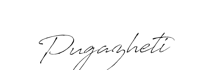 Also we have Pugazheti name is the best signature style. Create professional handwritten signature collection using Antro_Vectra autograph style. Pugazheti signature style 6 images and pictures png