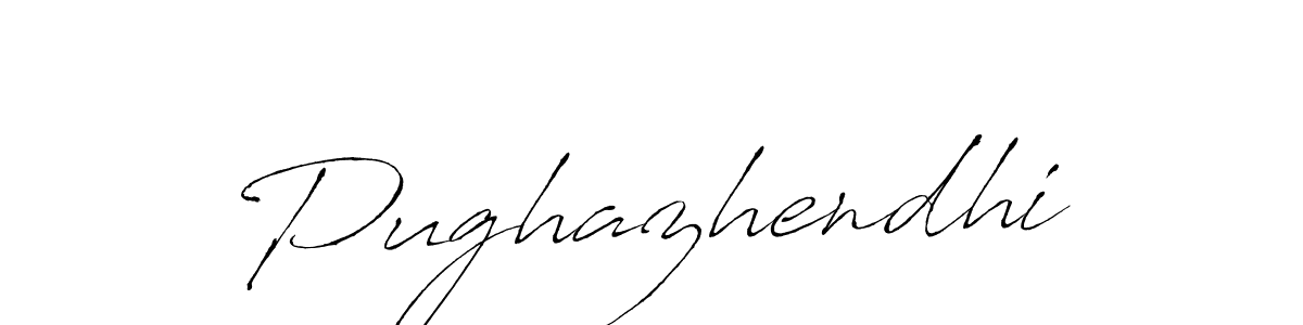 How to make Pughazhendhi name signature. Use Antro_Vectra style for creating short signs online. This is the latest handwritten sign. Pughazhendhi signature style 6 images and pictures png
