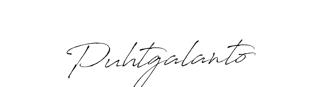 if you are searching for the best signature style for your name Puhtgalanto. so please give up your signature search. here we have designed multiple signature styles  using Antro_Vectra. Puhtgalanto signature style 6 images and pictures png