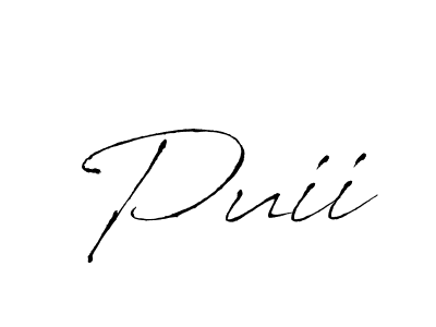 It looks lik you need a new signature style for name Puii. Design unique handwritten (Antro_Vectra) signature with our free signature maker in just a few clicks. Puii signature style 6 images and pictures png