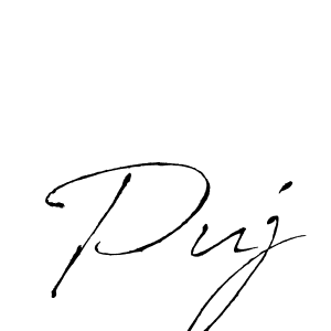 Once you've used our free online signature maker to create your best signature Antro_Vectra style, it's time to enjoy all of the benefits that Puj name signing documents. Puj signature style 6 images and pictures png
