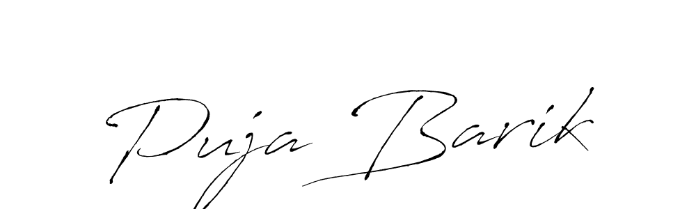 Also we have Puja Barik name is the best signature style. Create professional handwritten signature collection using Antro_Vectra autograph style. Puja Barik signature style 6 images and pictures png