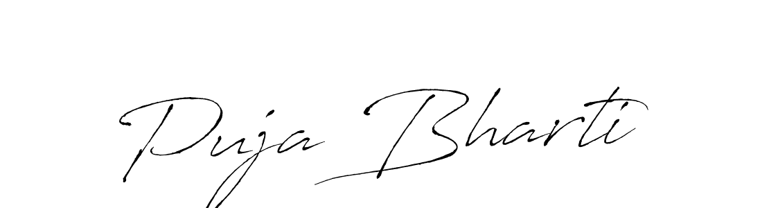 Also You can easily find your signature by using the search form. We will create Puja Bharti name handwritten signature images for you free of cost using Antro_Vectra sign style. Puja Bharti signature style 6 images and pictures png