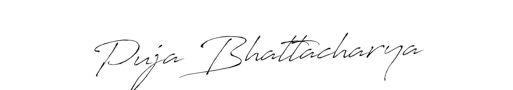 It looks lik you need a new signature style for name Puja Bhattacharya. Design unique handwritten (Antro_Vectra) signature with our free signature maker in just a few clicks. Puja Bhattacharya signature style 6 images and pictures png