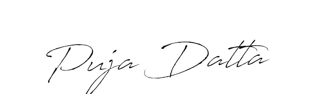 Similarly Antro_Vectra is the best handwritten signature design. Signature creator online .You can use it as an online autograph creator for name Puja Datta. Puja Datta signature style 6 images and pictures png