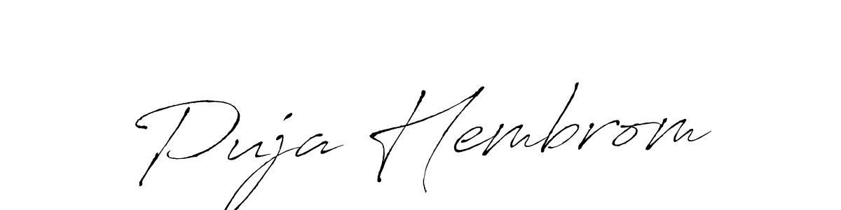 Here are the top 10 professional signature styles for the name Puja Hembrom. These are the best autograph styles you can use for your name. Puja Hembrom signature style 6 images and pictures png